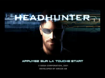 Headhunter screen shot title